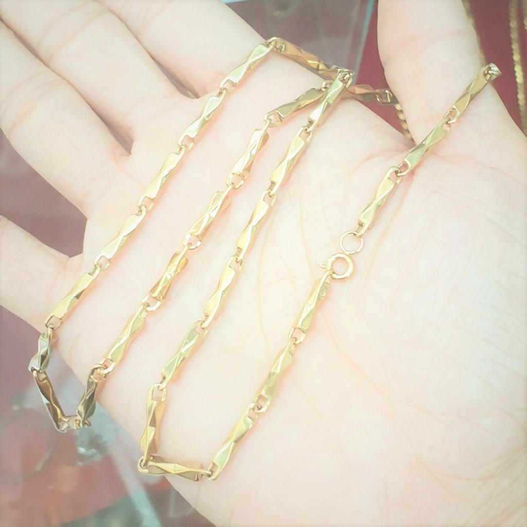 Dây Kiểu Trúc Phay Kim Titanium Cao Cấp- Dùng lâu dài tắm rửa thoải mái không kiêng nước