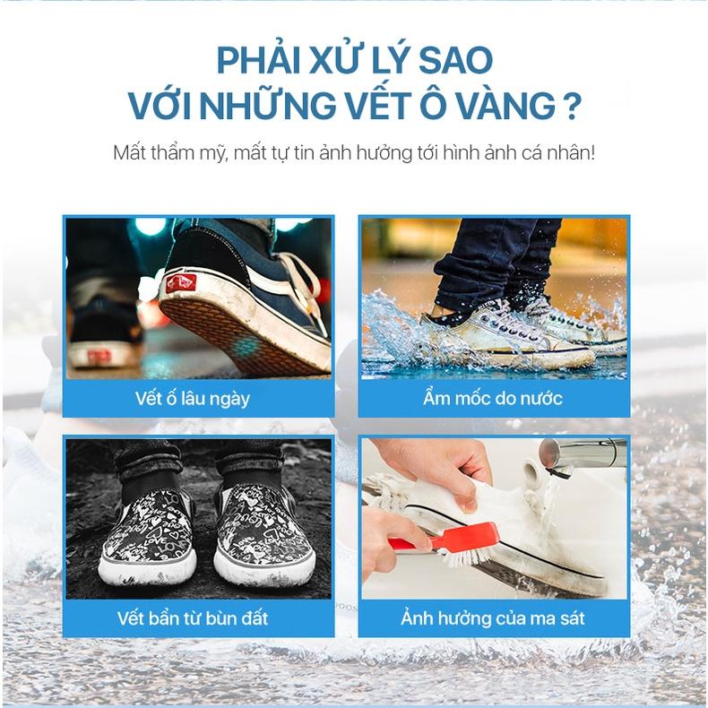 Khăn ướt làm trắng và chăm sóc giày đa năng, tiện lợi sử dụng, dễ dàng mang đi du lịch, làm việc nơi công sở