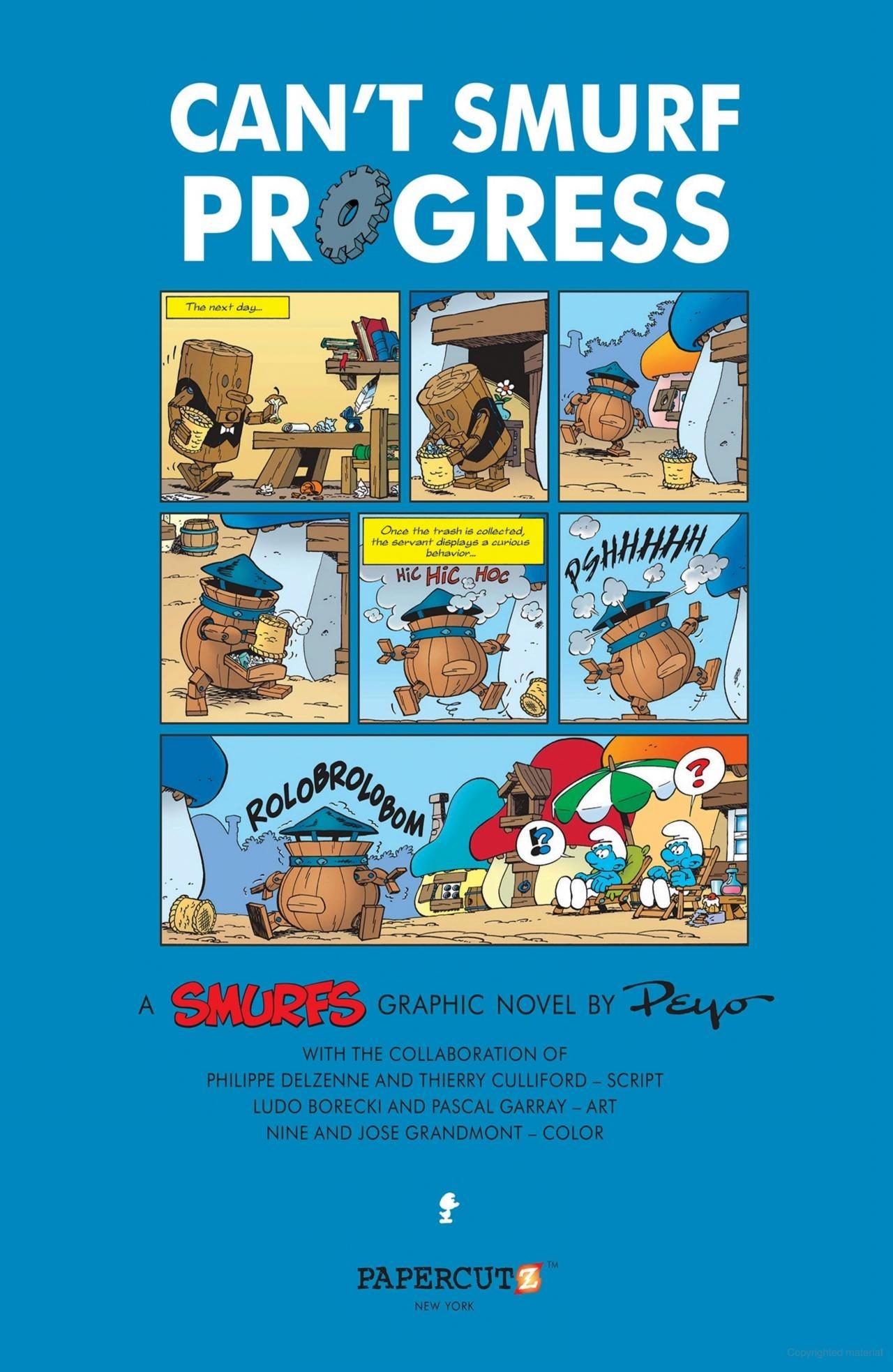 Sách ngoại văn: The Smurfs #23 - Can't Smurf Progress