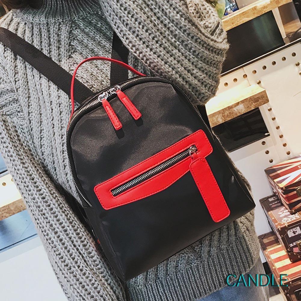 Ba Lô Vải Nylon Chống Thấm Nước Thời Trang Cho Nữ