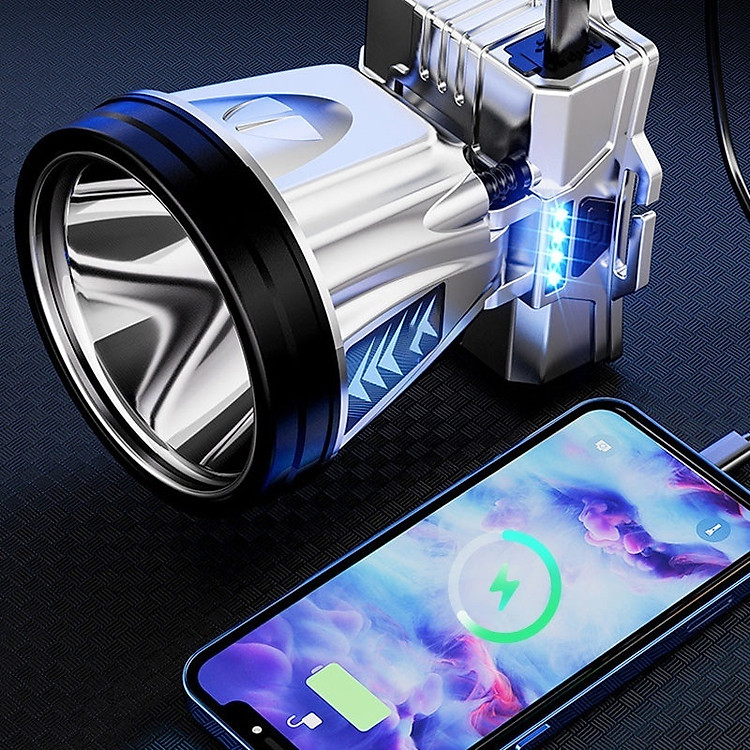 Đèn Pin Siêu Sáng Đèn Pin Đội Đầu Siêu Sáng Chiếu Sáng Chuyên Dụng Cho Chạy Bộ Cắm Trại Soi Đêm