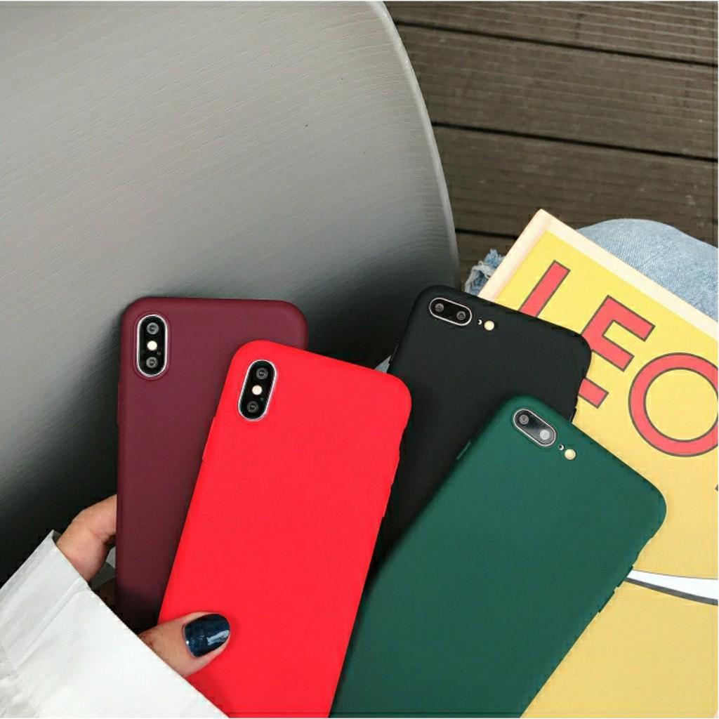 Ốp lưng silicon dẻo màu - Ốp lưng dẻo chống bẩn dành cho iphone