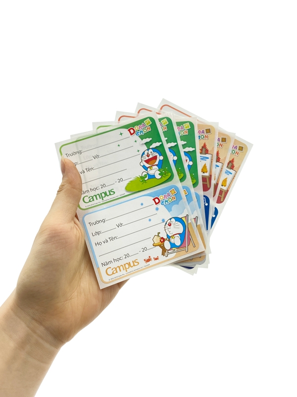 Bộ 5 Nhãn Vở Doraemon NT-DOR-12-1
