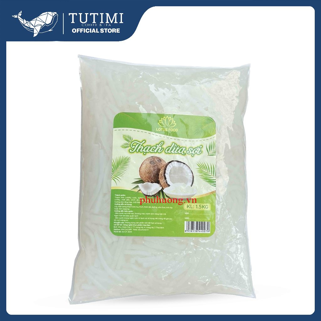 Thạch Dừa Sợi Lotus Food - 1.5 Kg