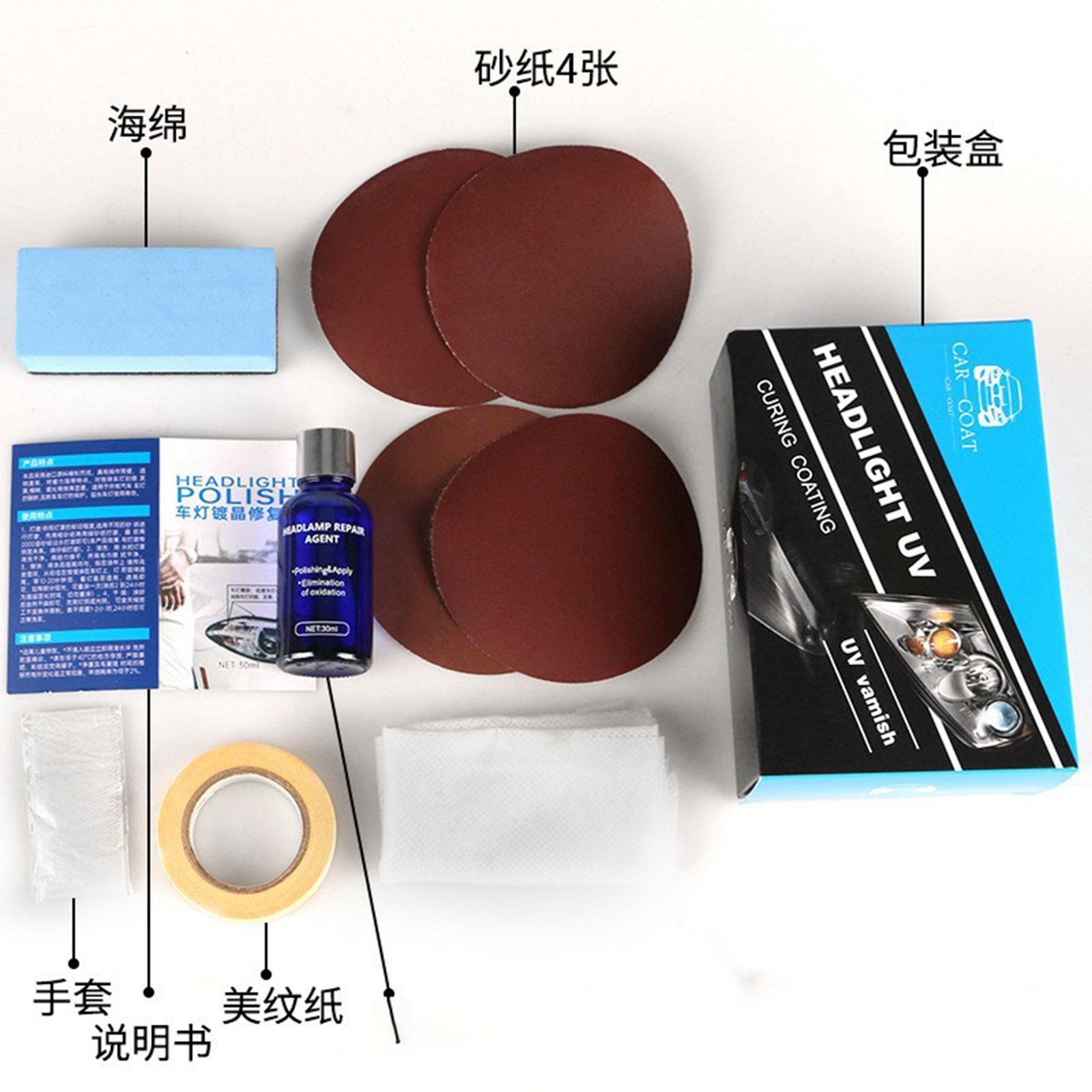 Headlight and Protect Auto Headlight Restoration Headlight Polisher Liquid