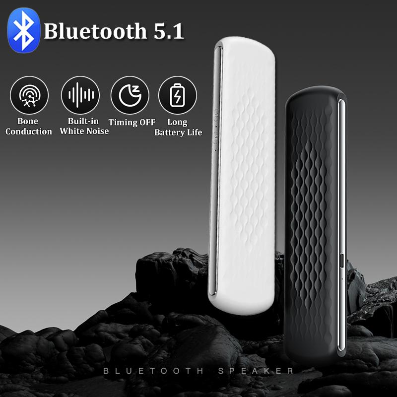 Pocket Bluetooth 5.1 Loa dẫn truyền âm thanh âm thanh không dây dưới hộp âm nhạc Pillow tích hợp tiếng ồn trắng cải thiện màu