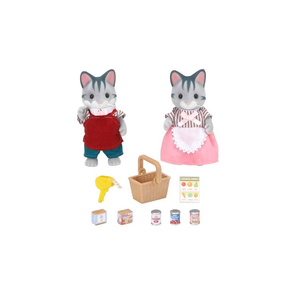 Thú bông Sylvanian Families Supermarket Owners