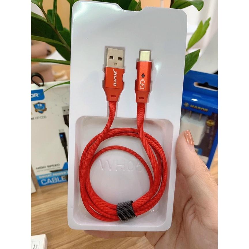 Dây Cáp Sạc Tự Ngắt dành cho iphone androi ️ ️ Cáp Chống Đứt Tự Ngắt Chuẩn Lighning, tyceC