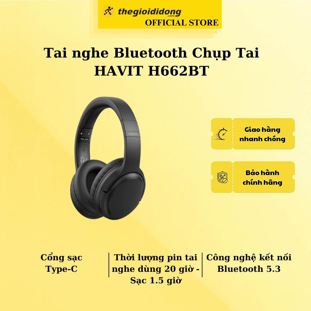 Tai nghe Bluetooth Chụp Tai HAVIT H662BT - Hàng Chính Hãng