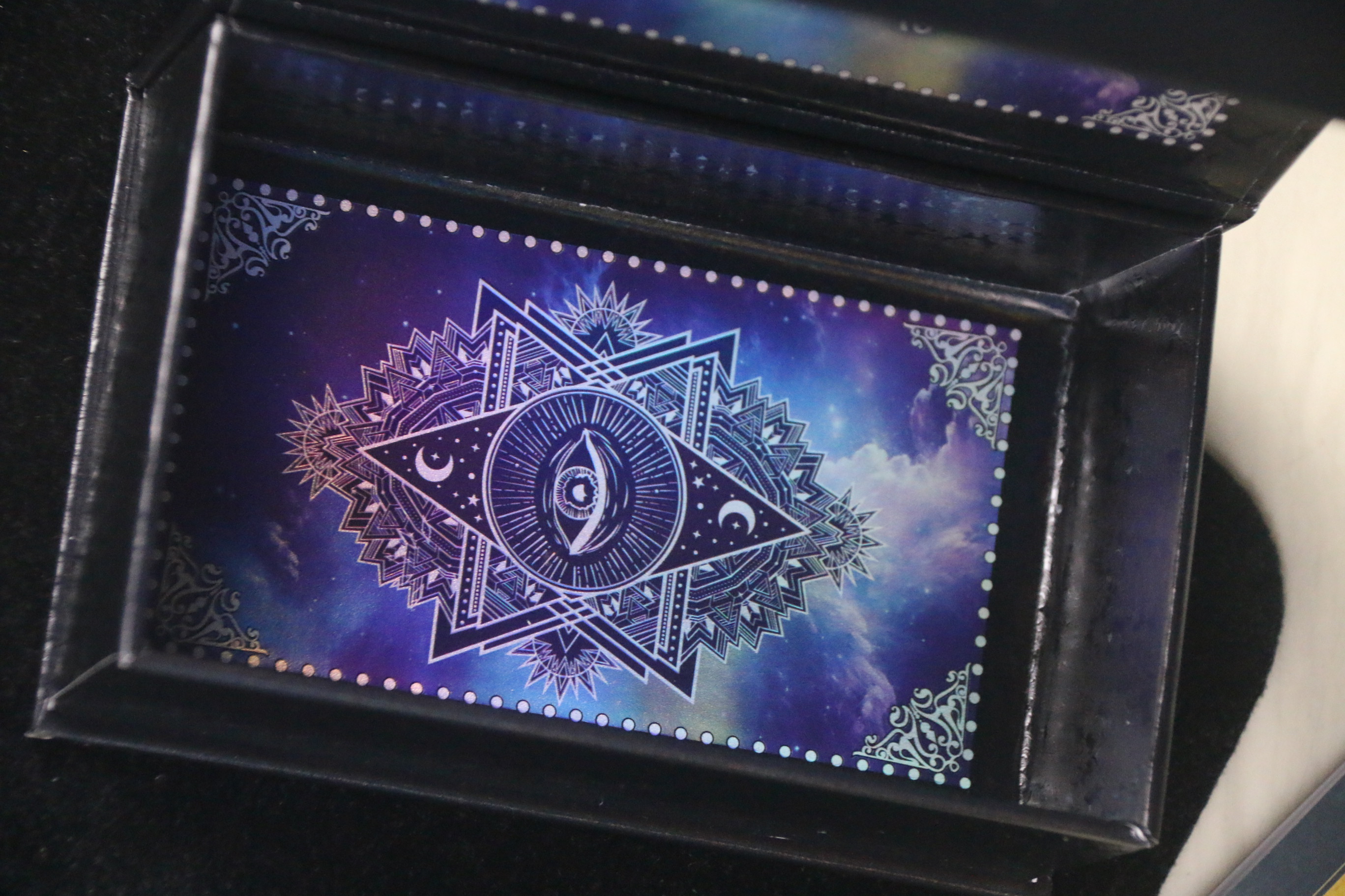 Bài  god foild tarot xanh dương