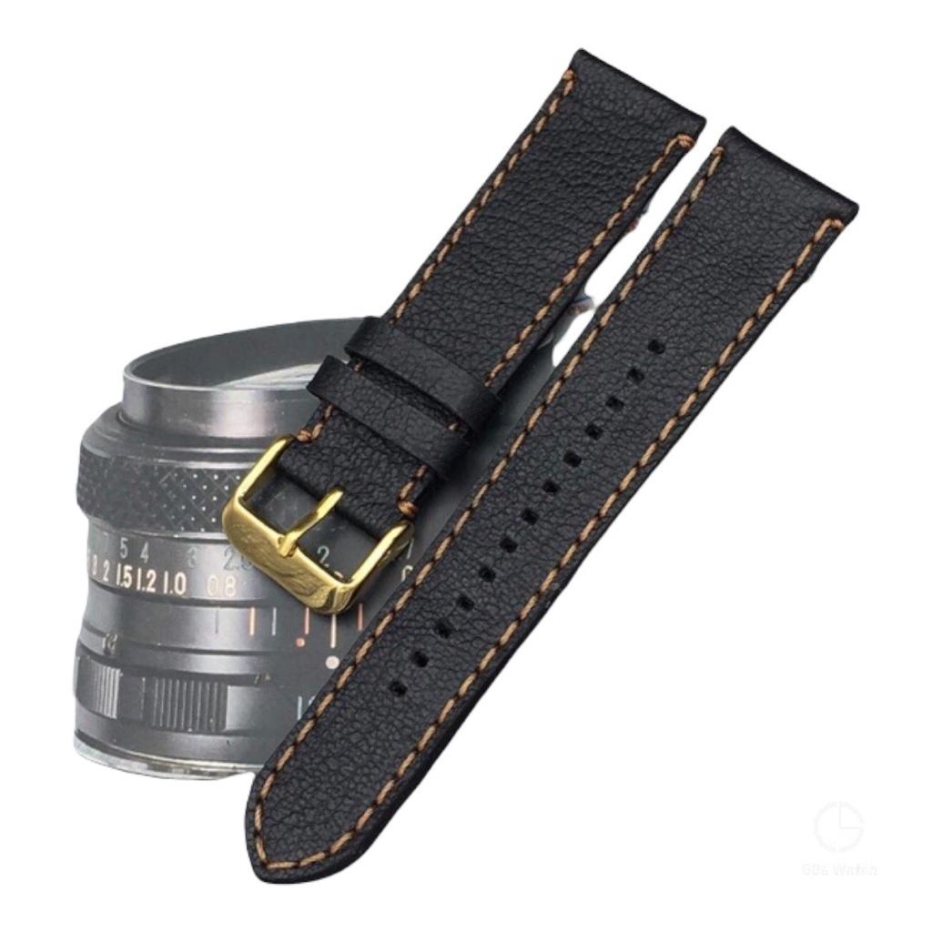 Dây Handmade Da Bò Thật Cho Đồng Hồ Fossil Casio Samsung Huawei