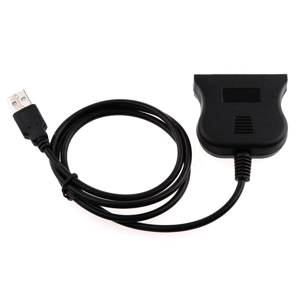 USB2.0 to DB25 Parallel Printer LPT Adapter Lead Cable 1284 for Laptop