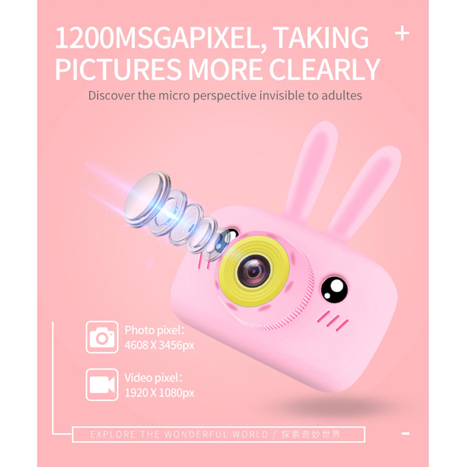Mini Cute Cartoon 2.0'' inch LCD 1080P 1200W Pixel Children Digital Camera Recorder 600mAh