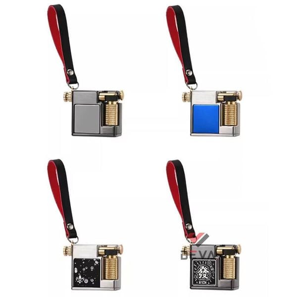 Vỏ hộp quẹt bật lửa xăng đá CF-715 có móc treo chìa khóa