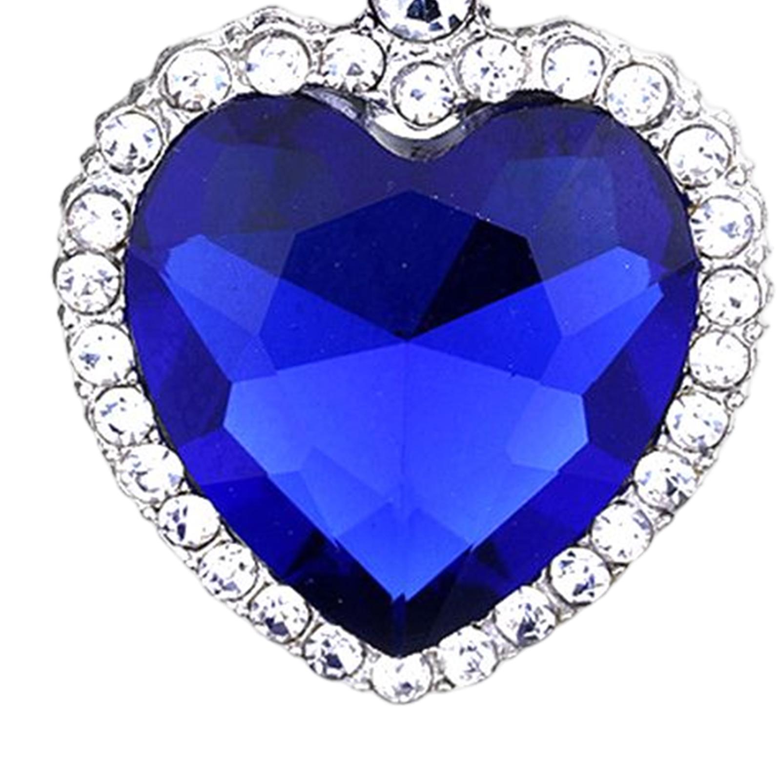Crystal Pendant Necklace Titanic Heart Of The Necklace Valentines Gift