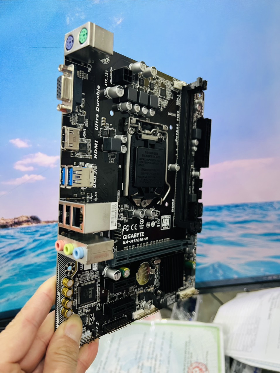 Bo Mạch Chủ (Mainboard) Gigabyte H110M-H/ HDMi/DDR4 (Hàng Chính Hãng)