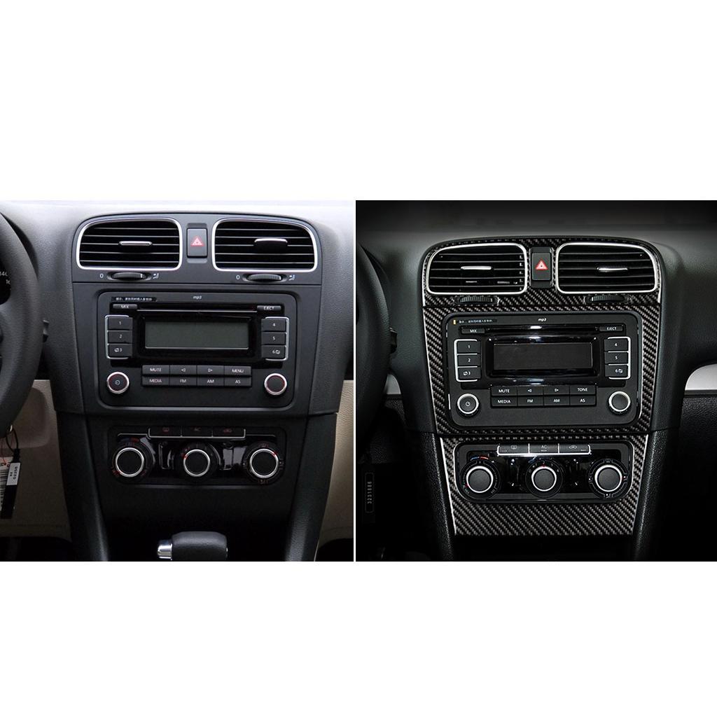 3x Console Air Outlet Panel Trim For Golf 6 MK6 2008-2012