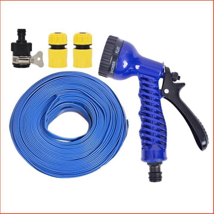 Bộ dây tăng áp 3 lần vòi xịt nước rửa xe, tưới cây loại 15m 206843