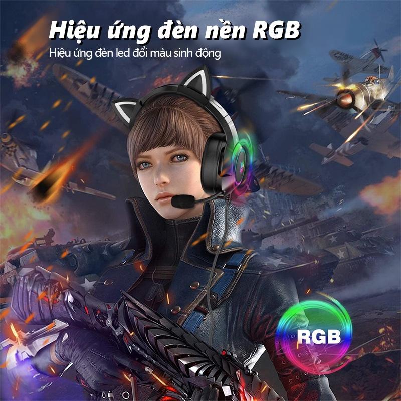 ONIKUMA K9 Tai nghe game màu đen micro kèm giảm tiếng ồn thích hợp cho máy tính xách tay chơi game nặng âm trầm