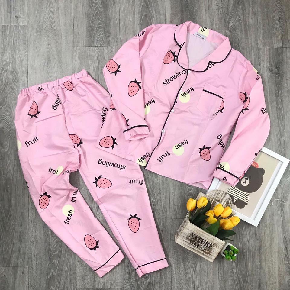 Bộ Pijama Tay Dài 49 màu đẹp