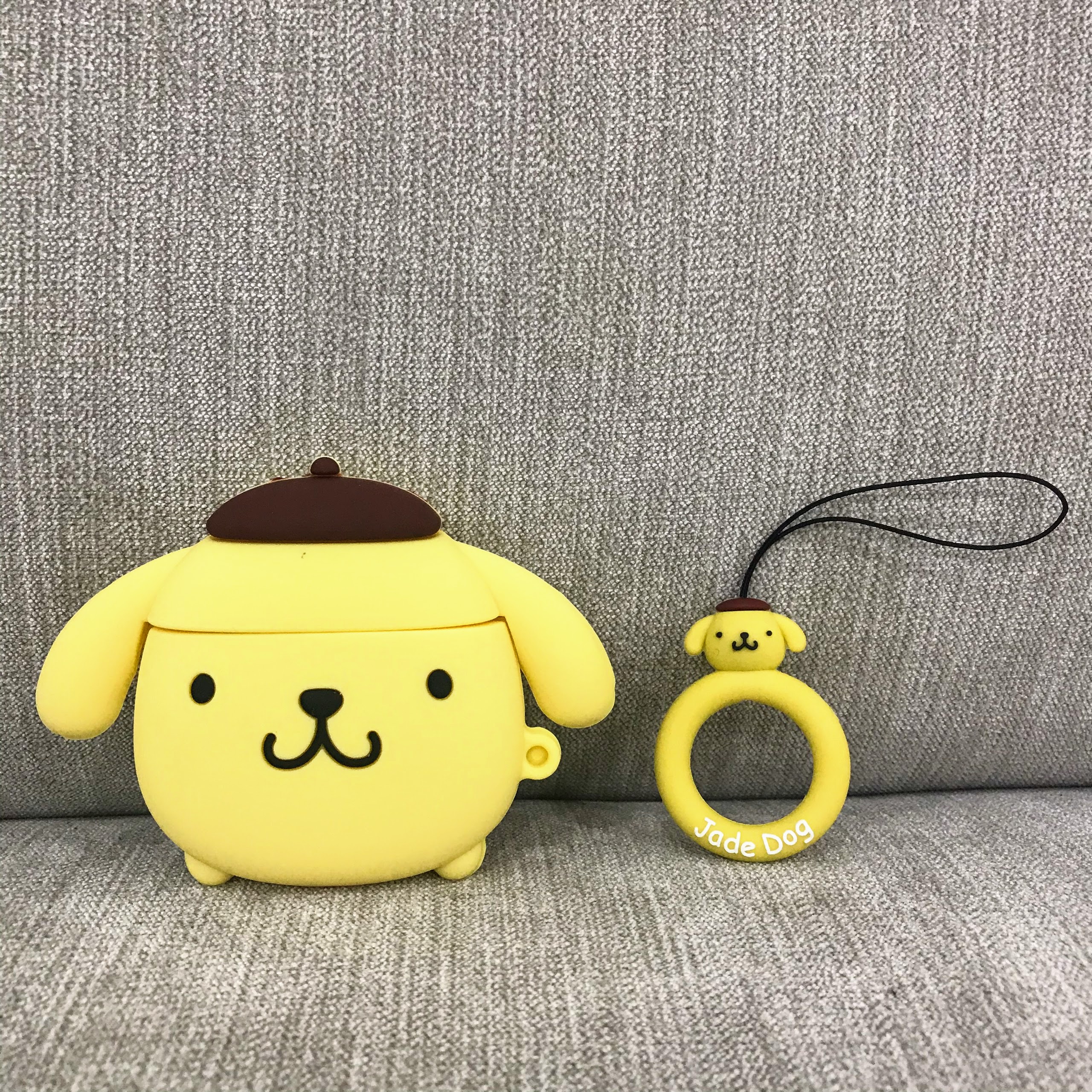 Case Dành Cho Airpods 1 / Airpods 2 - Ốp Bảo Vệ Dành Cho Airpods 1 / Airpods 2 Cao Cấp - Cún Vàng