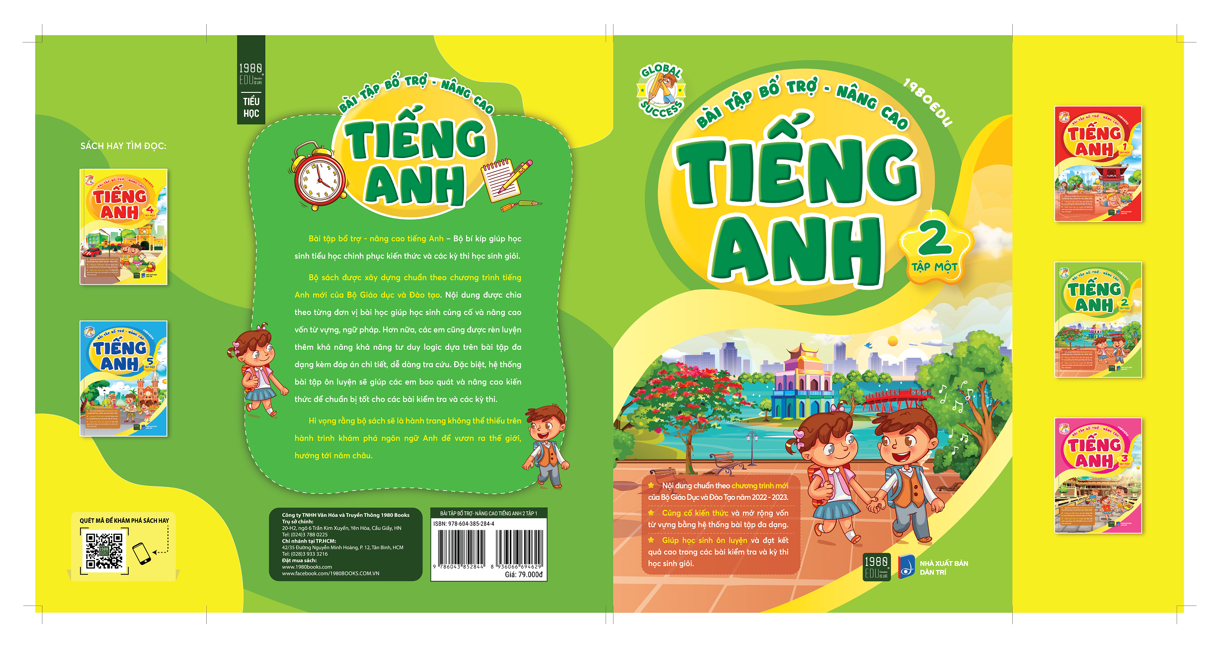 Bài tập bổ trợ nâng cao tiếng anh lớp 2 Tập 1