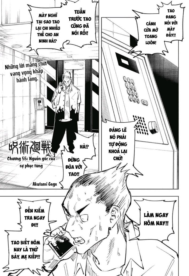jujutsu kaisen - chú thuật hồi chiến chapter 55 3