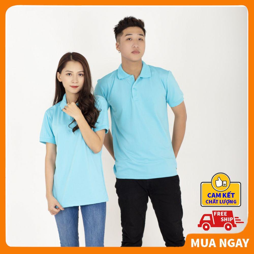 Áo polo nam nữ đẹp có cổ tay ngắn unisex vải poly cá sấu cao cấp form rộng thoáng mát giá rẻ chính hãng KING SPORT