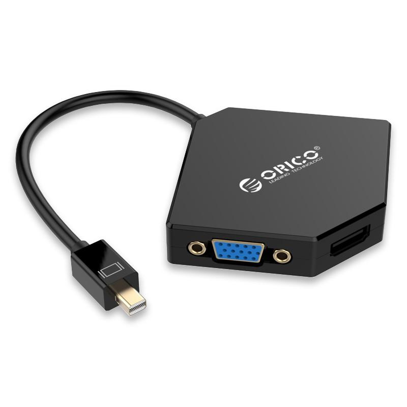 Đầu chuyển đổi Mini Display port sang 3 cổng HDMI/DVI/VGA Orico DMP-HDV3