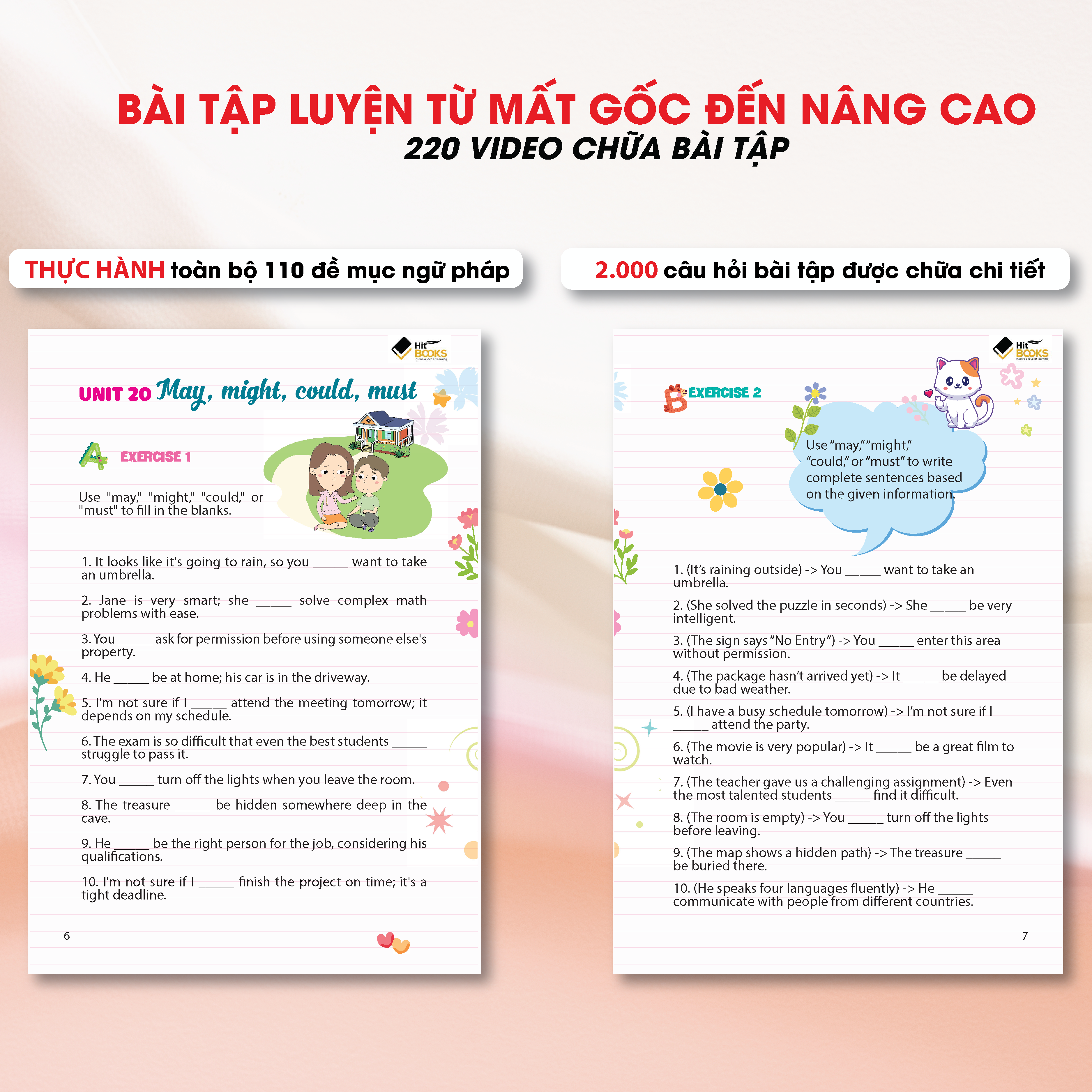 Sách Tổng Luyện Ngữ Pháp Tiếng Anh - Basic English Grammar In Use ( Tặng Sách Ebook Bài Tập Và Khóa học Thực Chiến Gồm 450 Video) 