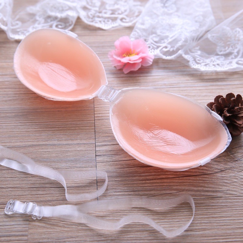 Miếng dán ngực silicon cài trước loại nguyên quả