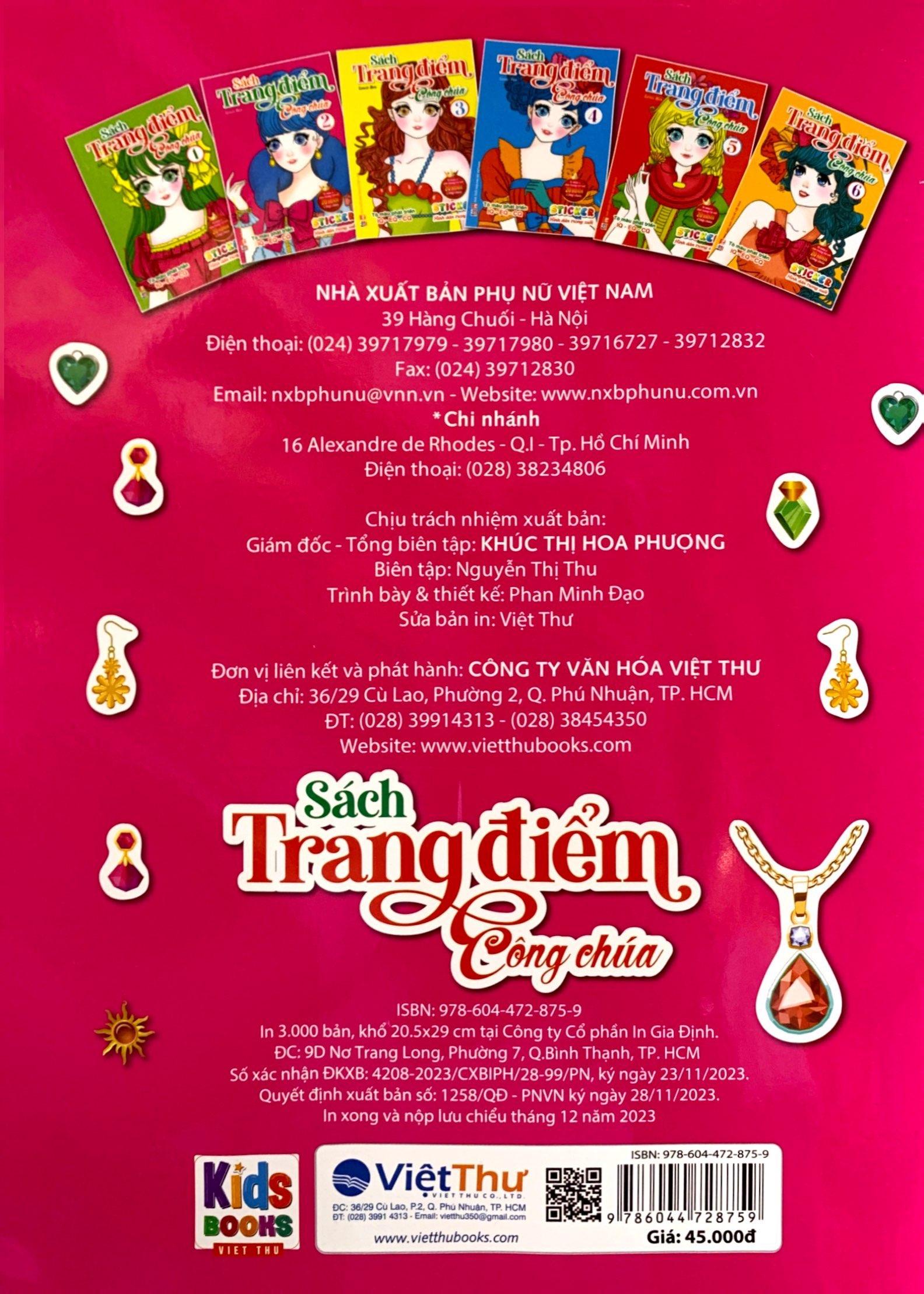 Sách Trang Điểm Công Chúa - Tập 2