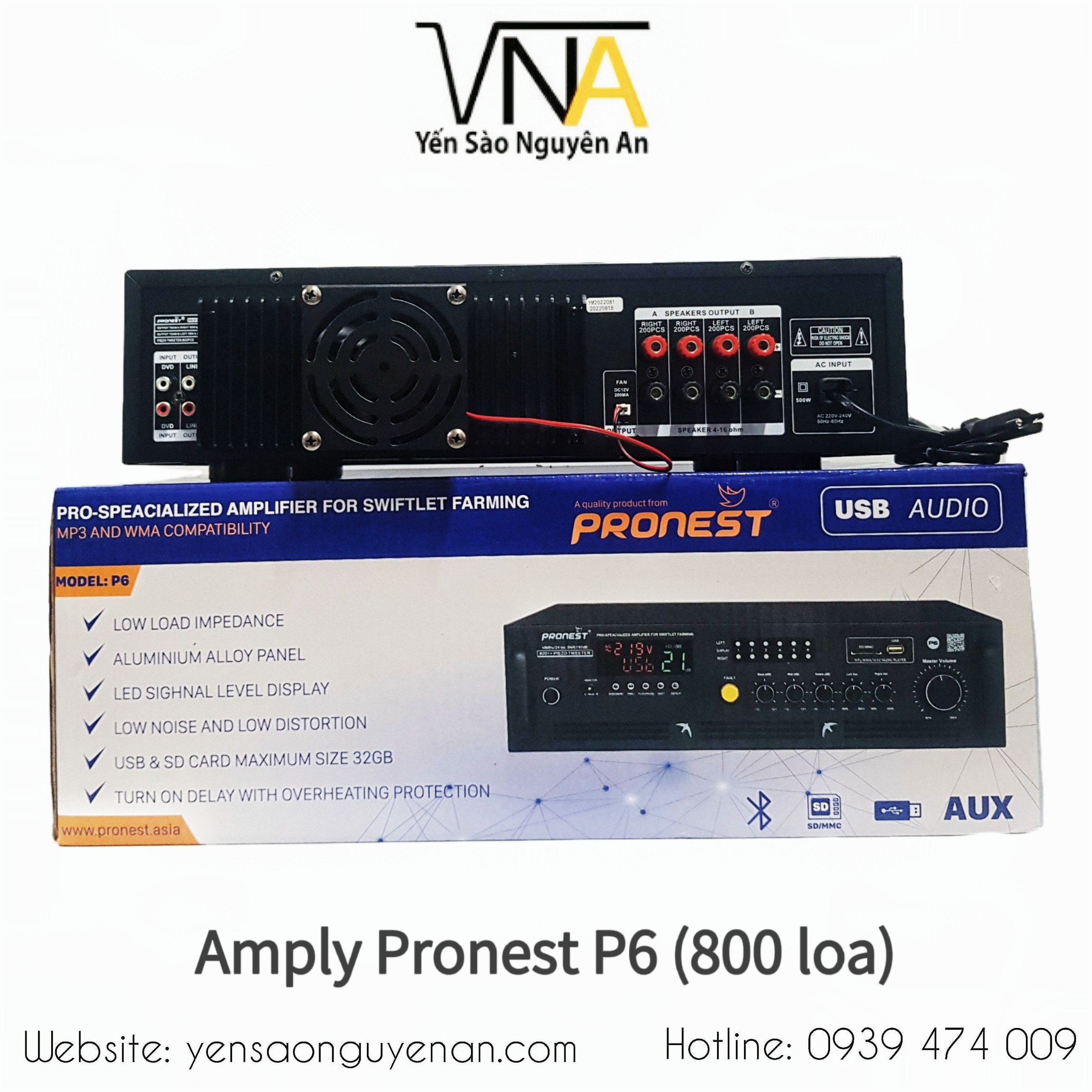 Amply Pronest P6 (800 loa)