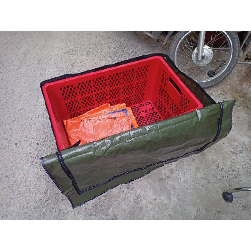 Túi bạt đựng sọt chở hàng CHỐNG NƯỚC TUYỆT ĐỐI, túi đựng sọt shipper
