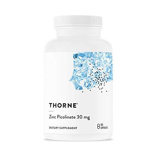 Viên Uống Bổ Sung Kẽm Hấp Thụ Tốt Cho Tăng Trưởng Và Chức Năng Miễn Dịch Thorne Research - Zinc Picolinate 30 Mg - 180 Viên