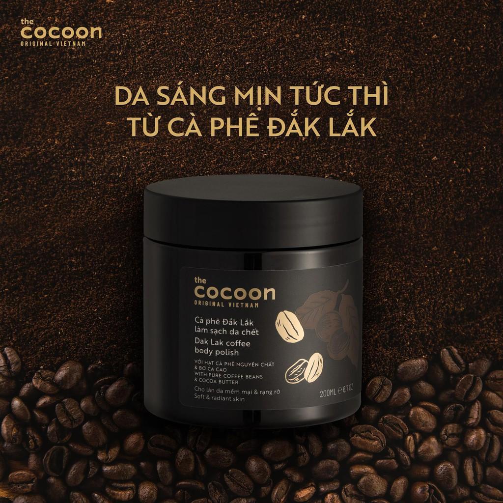 Tẩy Tế Bào Chết Toàn Thân COCOON Cà Phê Đắk Lắk 200ml Mỹ Phẩm Thuần Chay - Sản Phẩm Chính Hãng Tại Zitore