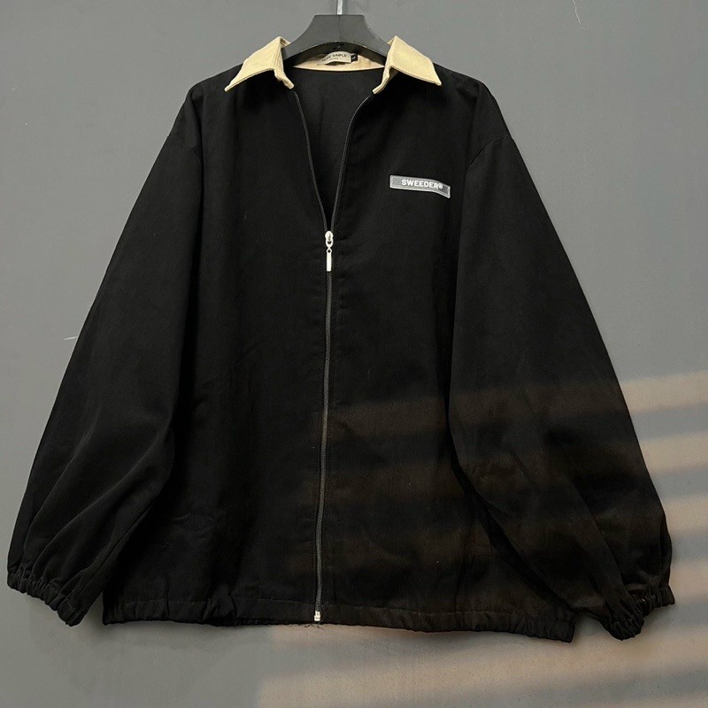 Áo Khoác Jacket Form Rộng BMO Phong Cách Ulzzang, Áo BMA kaki xanh, Áo khoác kaki SWEEDER Nam Nữ Unisex-Jacket Yasu chất kaki mịn, mát khóa zip, Áo Khoác Bomber ZIP YASU TAG SWEEDER Vải Khaki Dày Tay Dài Phong Cách Trẻ Trung Nam Nữ Unisex