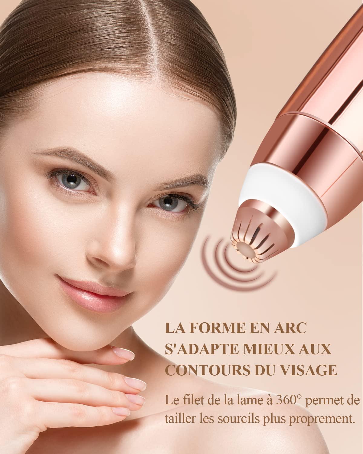 Capper lông mày của phụ nữ, máy cắt lông mày, dao cạo điện cho phụ nữ, máy trang trí lông mày có thể sạc