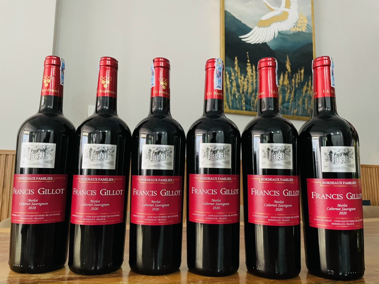 Vang Pháp Francis Gillot Merlot Cabernet 13,5%