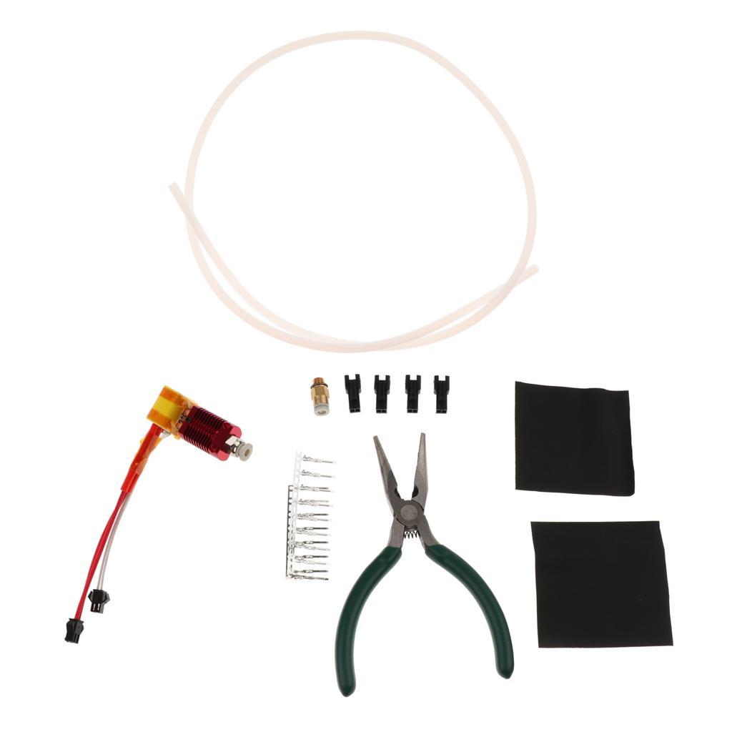 1 Piece 3D Printer Nozzle Kit Upgrading Extruder Hot End Assembled for CR-10, CR-10S