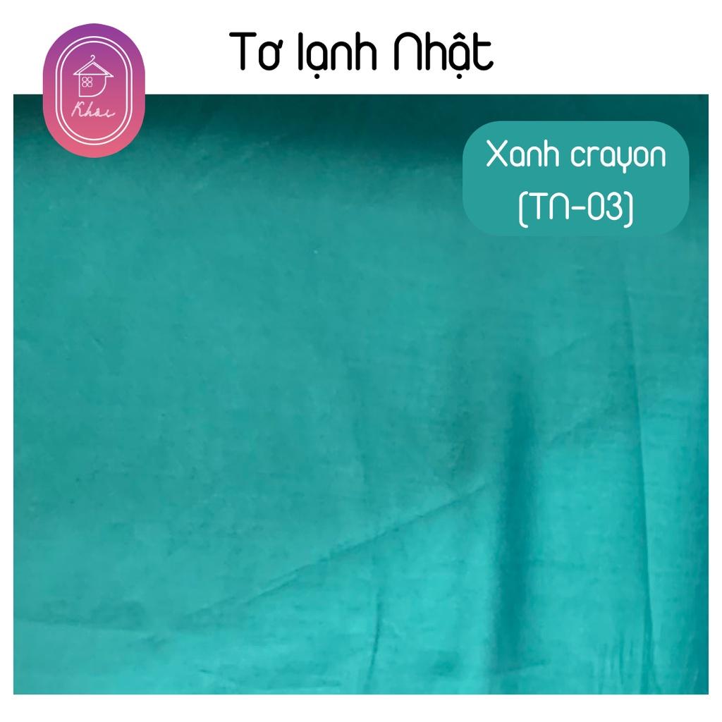 Tơ Nhật lạnh cao cấp may váy chất cực đẹp, siêu thoáng mát