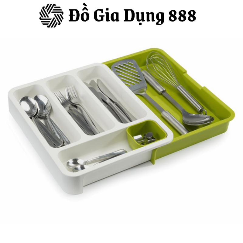 Dụng Cụ Đựng Có Ngăn Kéo Joseph Joseph xanh lá-850413