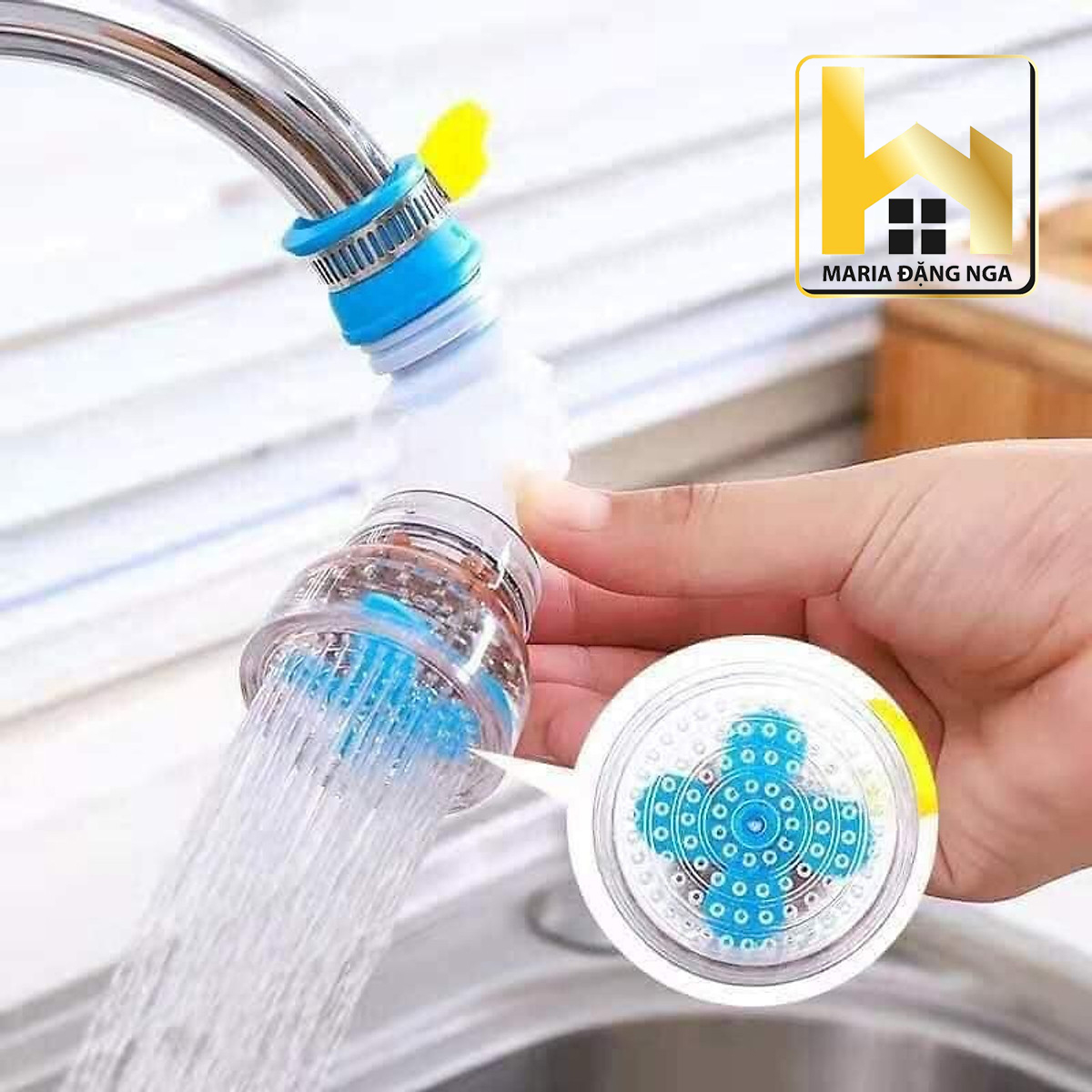 Vòi rửa chén xoay 360,Đầu vòi rửa chén , đầu vòi tăng áp lọc nước, Đầu vòi rửa chén