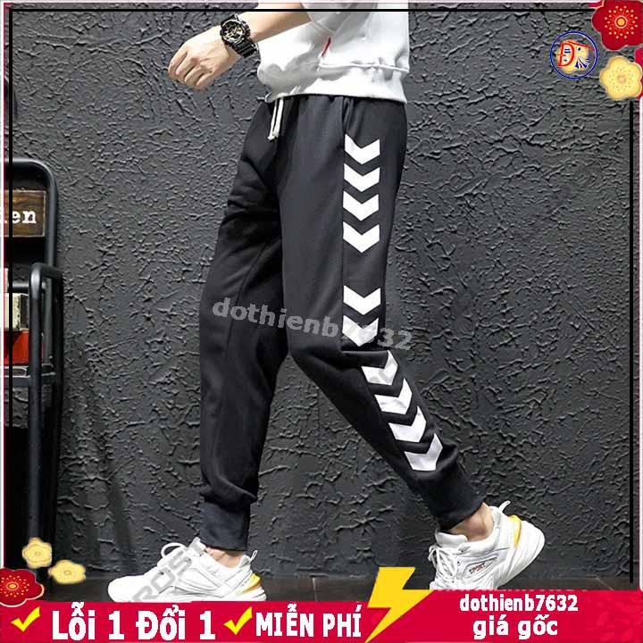 QUẦN JOGGER NAM THUN NỈ NGOẠI BO LAI PHONG CÁCH ĐƯỜNG PHỐ,PHỐI SỌC MŨI TÊN CỰC CHẤT CÁ TÍNH CHO GIỚI TRẺ , THỜI TRANG NAM QUẦN JOGGER DẸP - JINS STORE