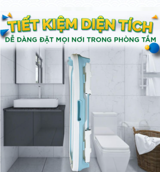 Bồn tắm gấp gọn người lớn 138 x 62 x 52cm
