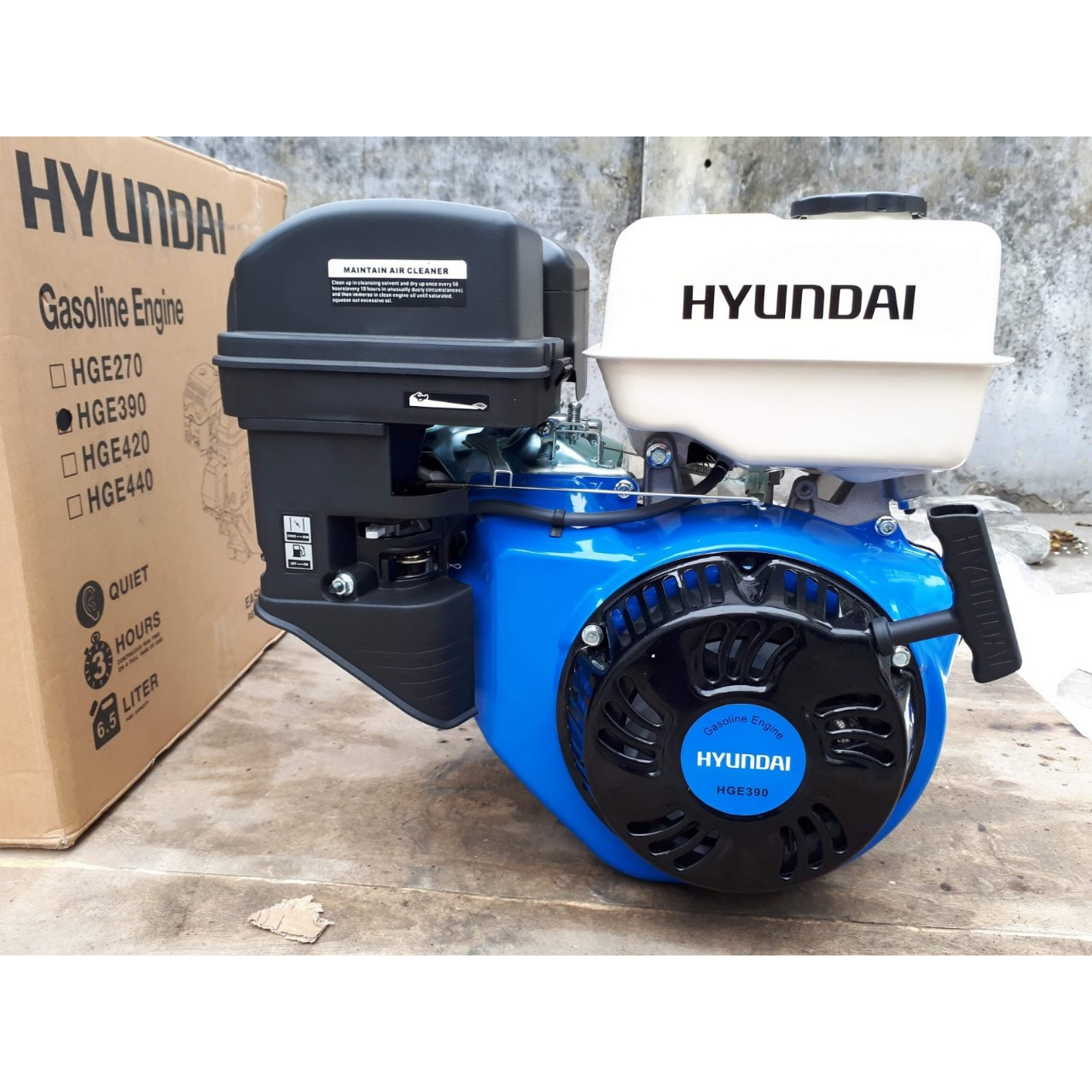 Máy Nổ – Động Cơ Xăng Hyundai 13HP HGE390