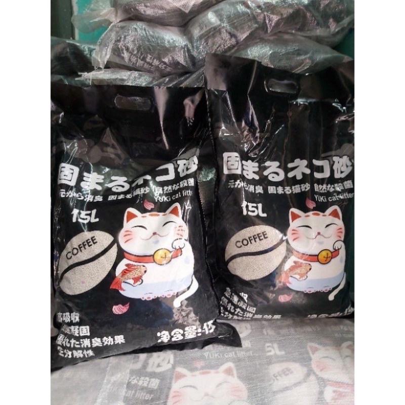 Cát vệ sinh cho mèo Cát Nhật Yuki 16L
