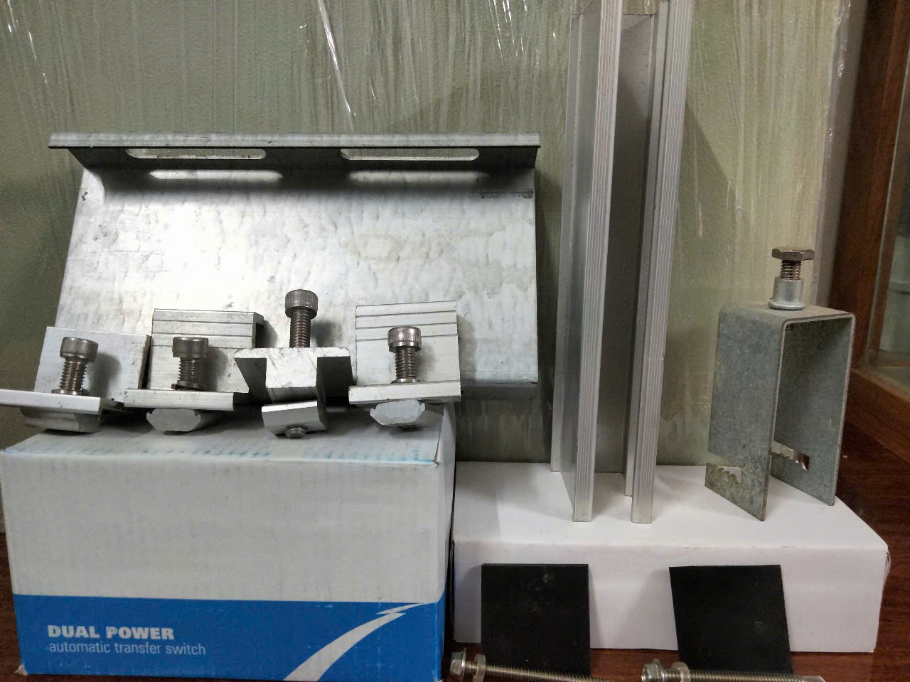 Bát Z, Kẹp biên, Kẹp giữa, U 3 x 6, Ray nhôm mini chuyên dụng cho điện mặt trời