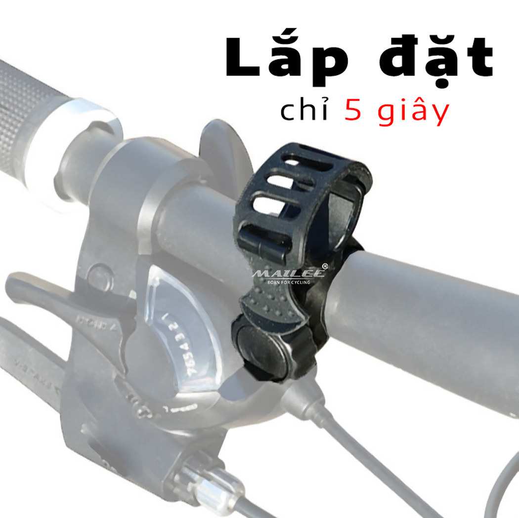 Kẹp Đèn Pin Gắn Tay Lái Xe Đạp LC06, Giá Đỡ Đèn Gắn Ghi Đông Xe Đạp 32mm Xoay 360 độ (không bao gồm đèn pin) Mai Lee