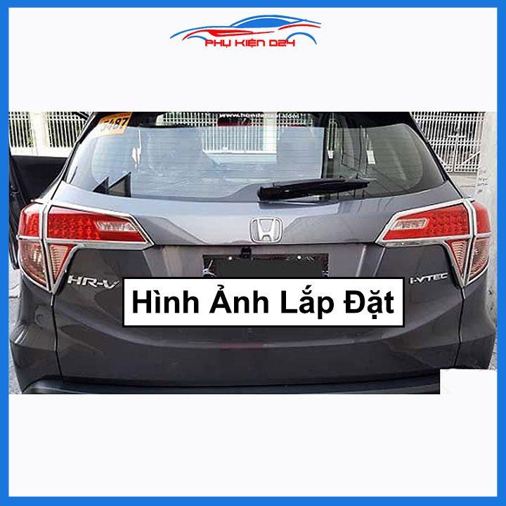 Ốp viền đèn pha hậu mạ crom Honda H-RV chống trầy trang trí bảo vệ xe
